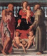 Jacopo Pontormo Madonna and Child with Two Saints oil painting on canvas